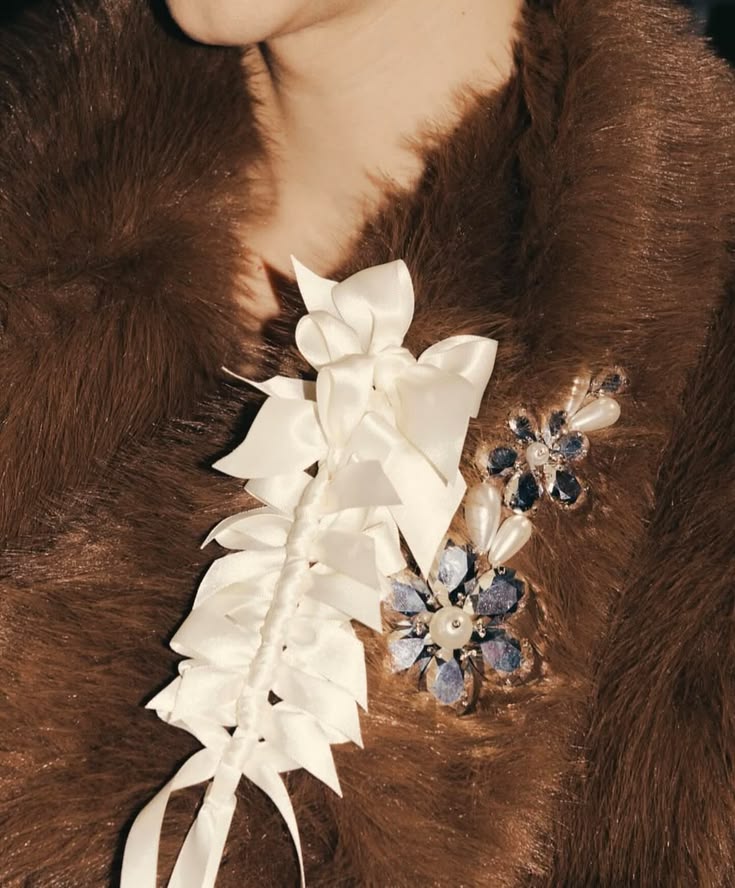 Wear · bow brooch